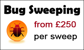 Bug Sweeping Cost in Rickmansworth